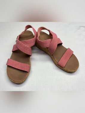 Skechers Arch Fit Beverlee 2.0 Wedge Sandals — Dusty Rose, Size 9? Summer Sale